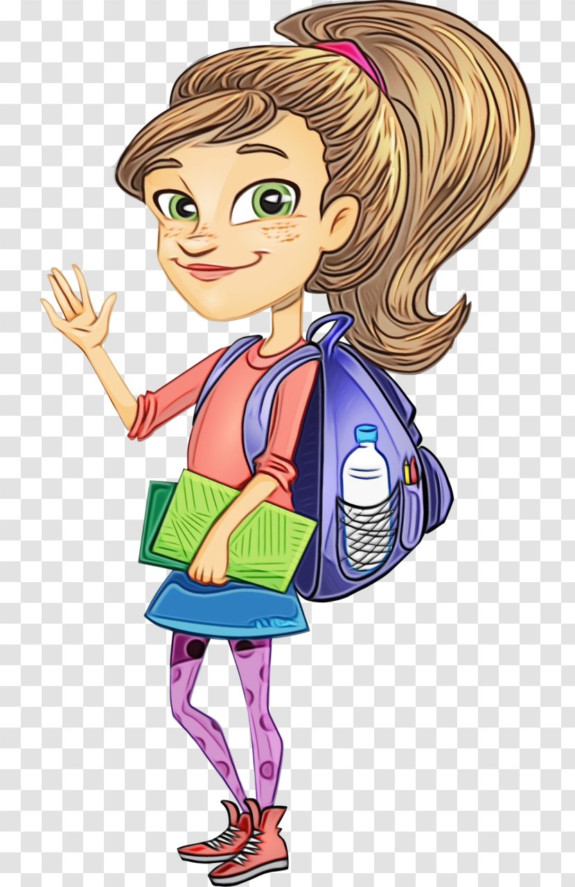 Student Vector Graphics Clip Art Cartoon - Style - Fictional Character Transparent PNG