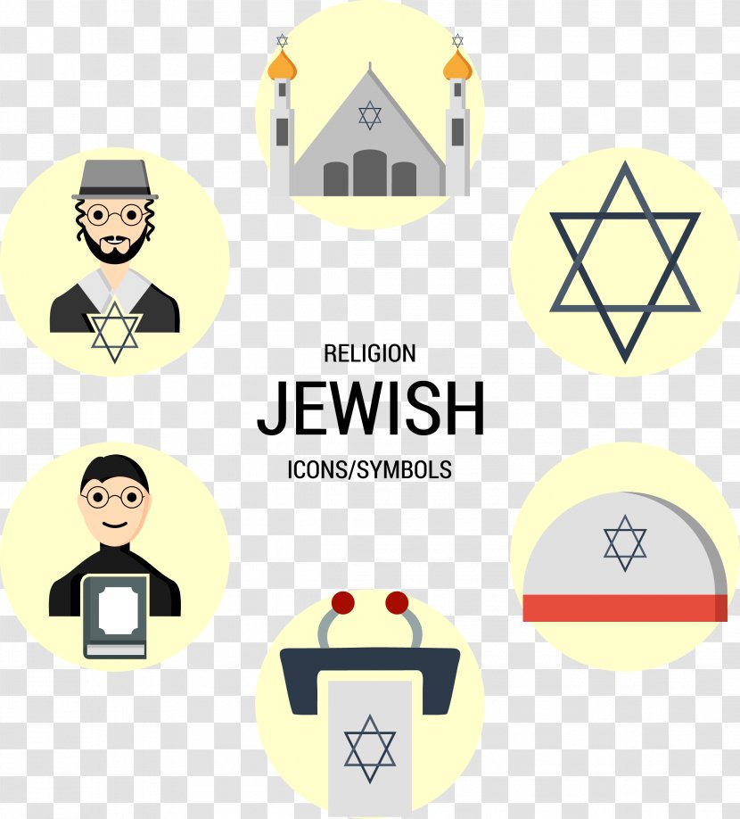 Jewish Symbolism Judaism Religion Religious Symbol - Vector Hand-painted Transparent PNG