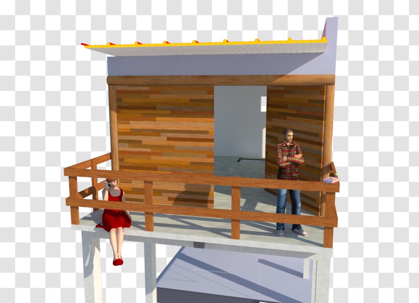 Balcony Wood Parapet Deck Architectural Engineering - Facade - Sob Transparent PNG
