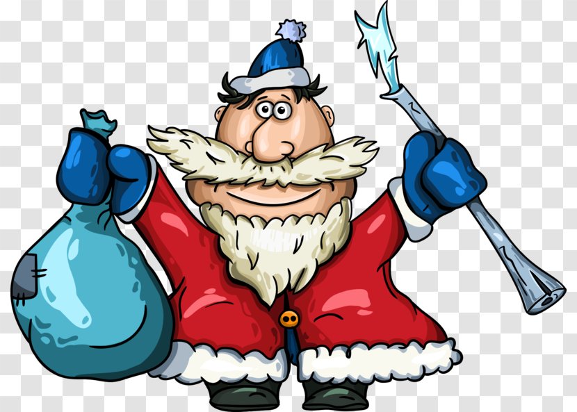 Santa Claus Drawing - Beard - Fictional Character Cartoon Transparent PNG