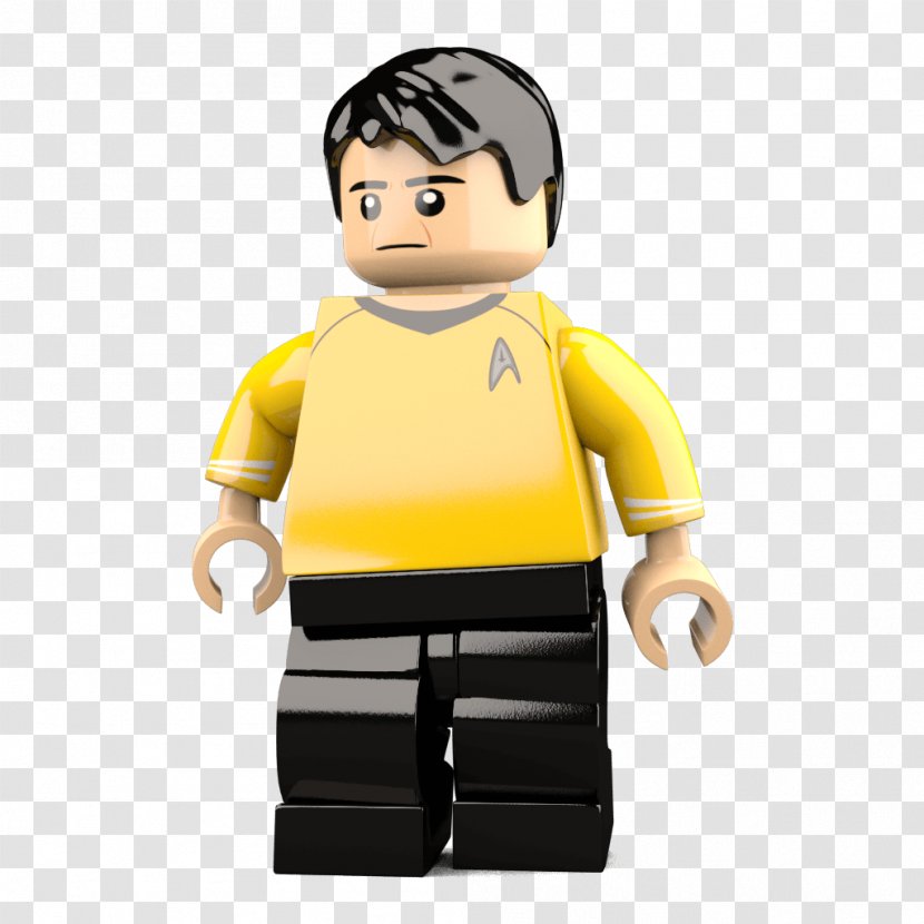 Lego Minifigure Dimensions Hikaru Sulu James T. Kirk - T Transparent PNG