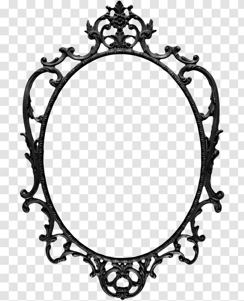 Picture Frames Vintage Clothing Mirror Drawing Clip Art - Body Jewelry - Gothic Vector Transparent PNG