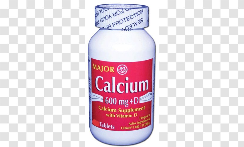 Dietary Supplement Calcium Citrate Vitamin D - Bone Density - Tablet Transparent PNG