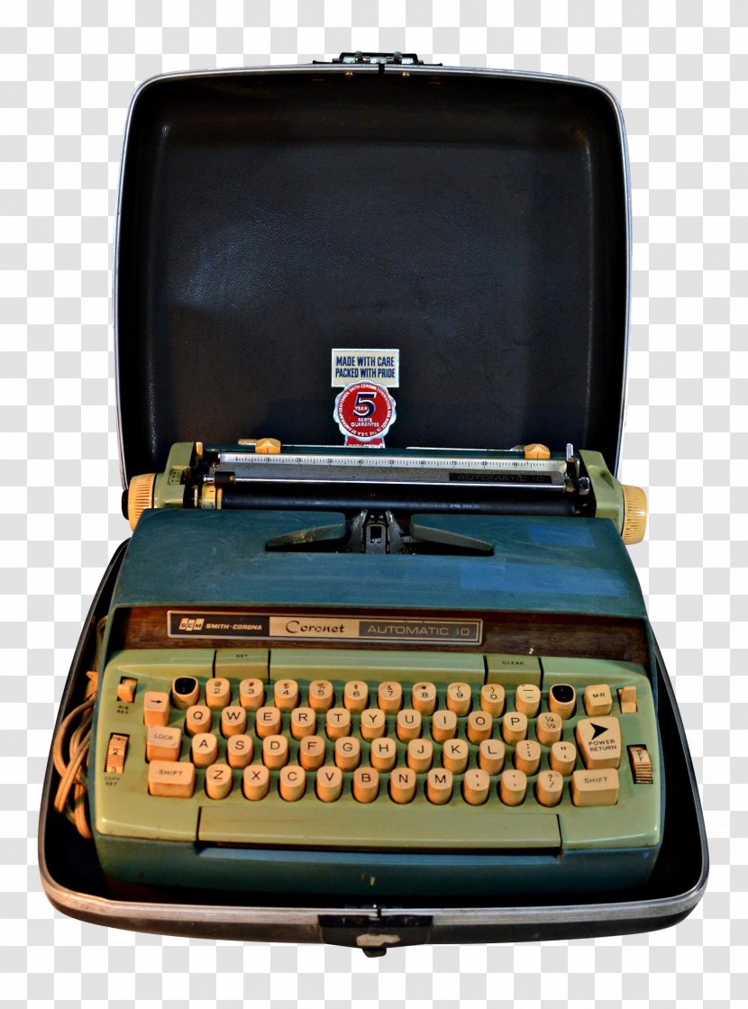 Typewriter - Office Supplies - 1980 Electric Transparent PNG