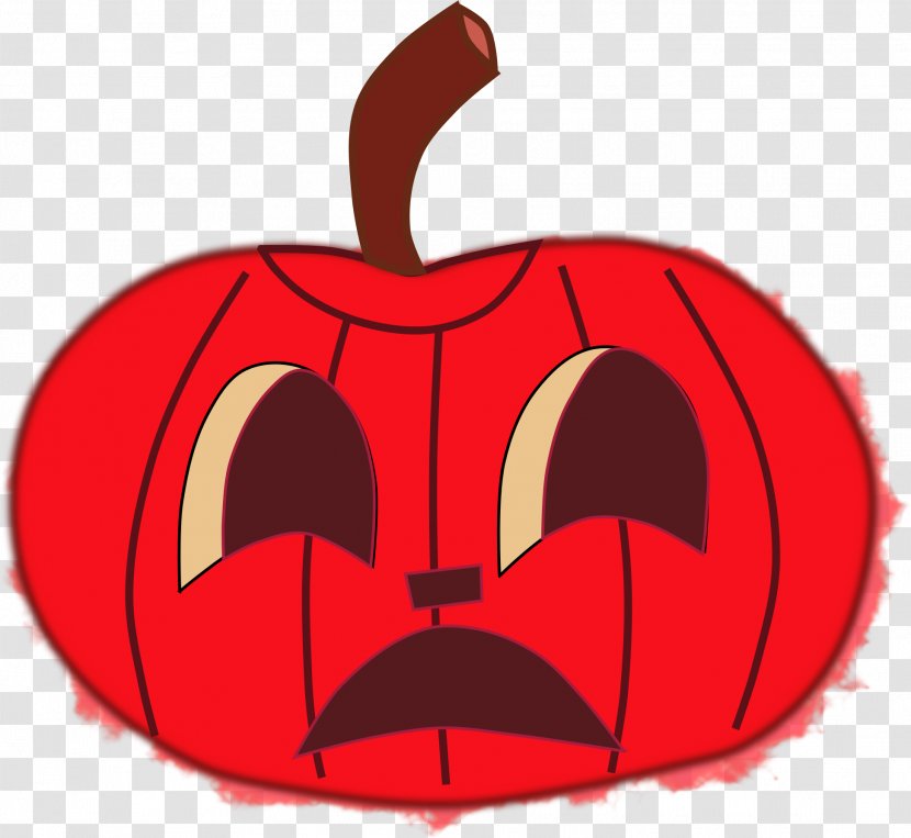 Pumpkin Pie Halloween Jack-o'-lantern Clip Art - Carving - Red Cliparts Transparent PNG