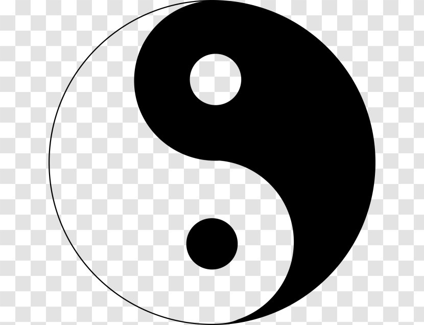 Yin And Yang Clip Art - Monochrome Photography Transparent PNG