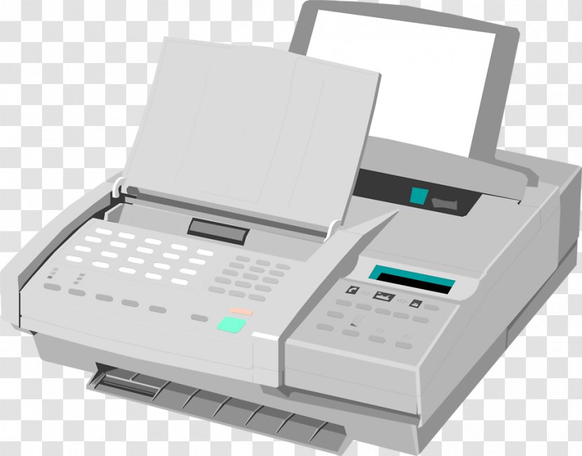 Paper Internet Fax Clip Art - Office Supplies - Machine Images Transparent PNG