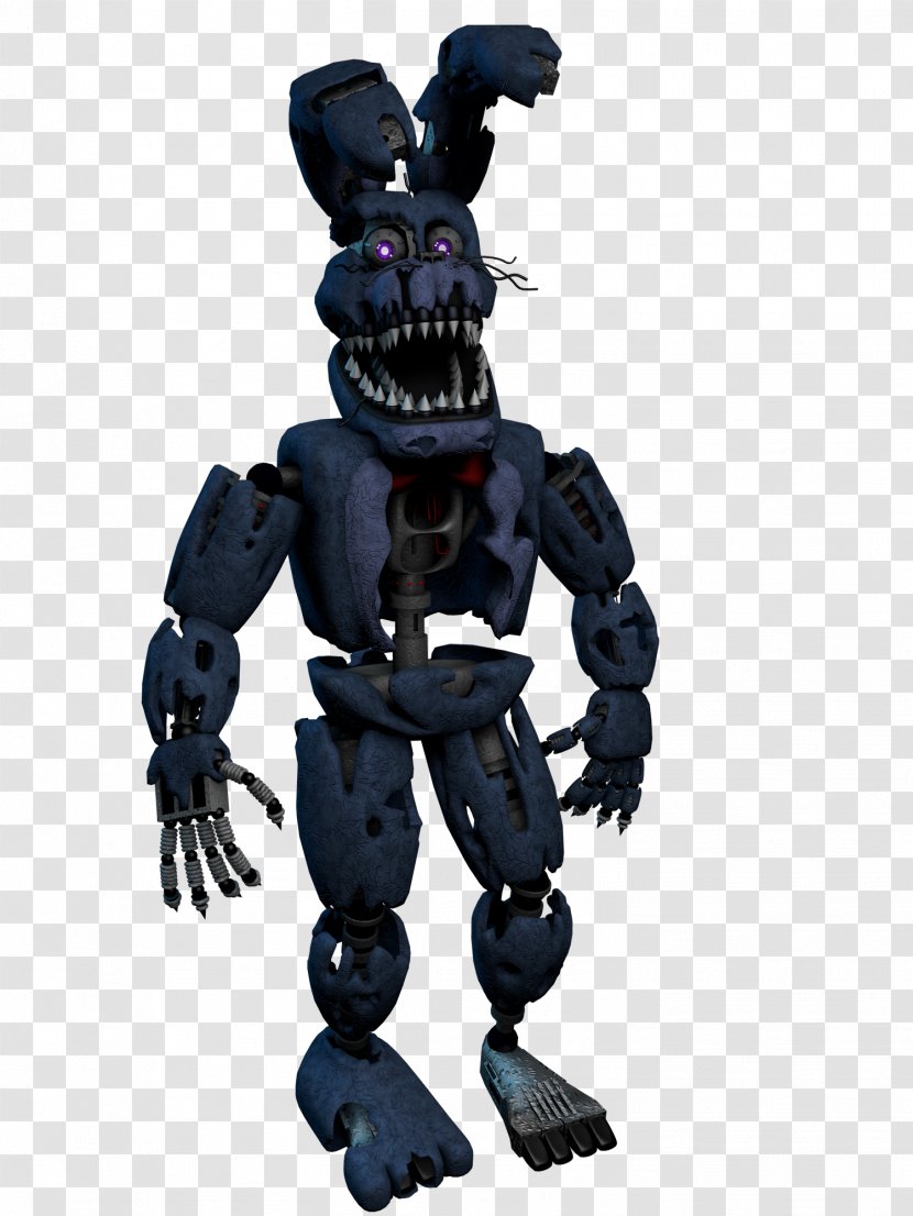 Five Nights At Freddy's 4 Jump Scare Nightmare Drawing - Mecha - Bonnie Transparent PNG