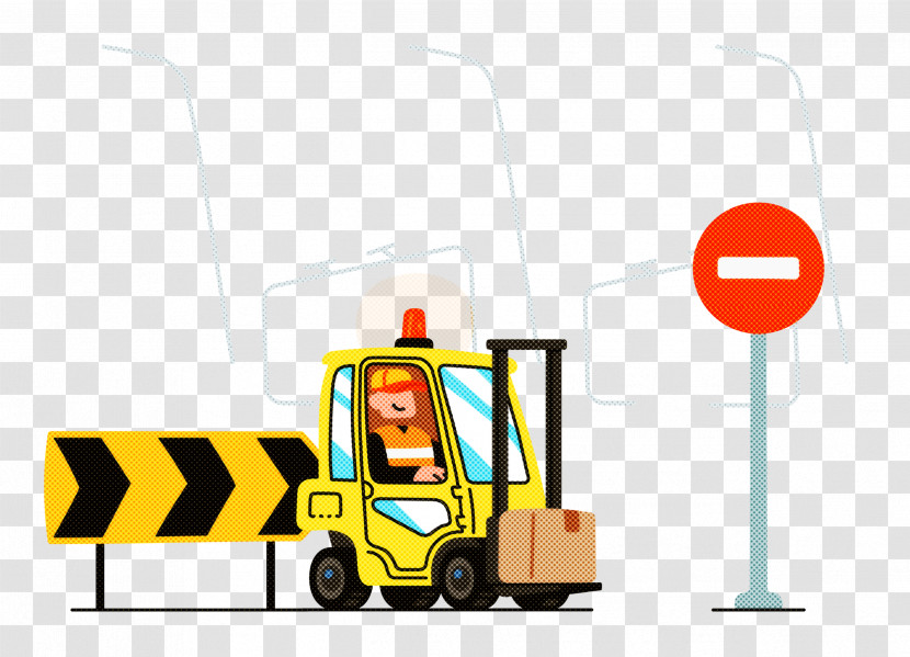 Road Works Transparent PNG