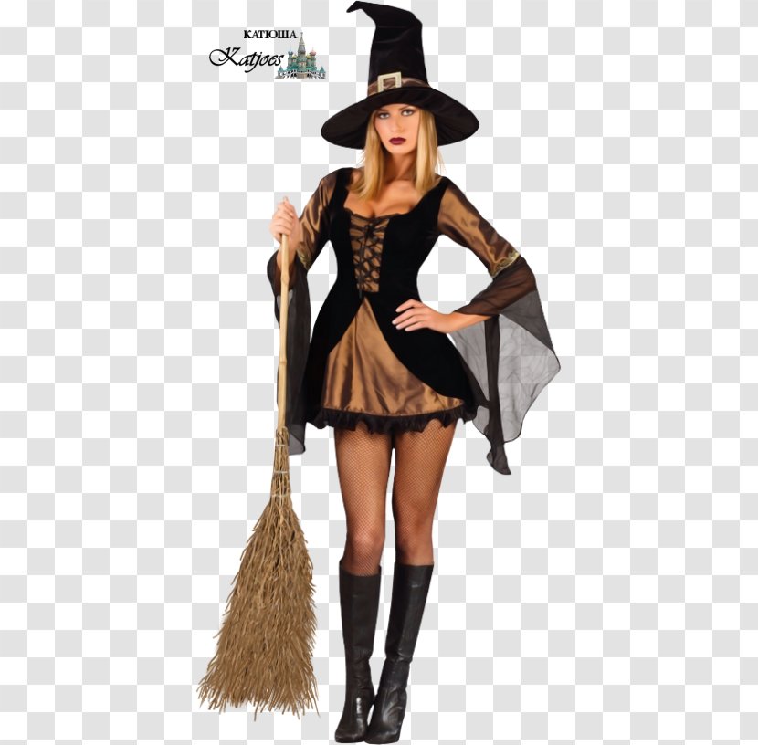 Halloween Costume Witchcraft Dress - Design Transparent PNG