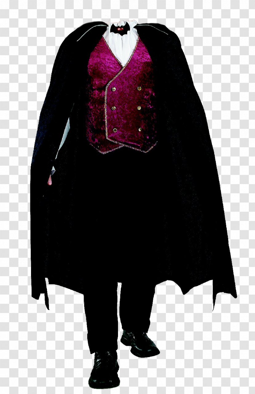 Halloween Costume Vampire Party Count Dracula - Clothing Transparent PNG
