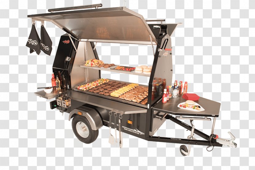Barbecue-Smoker Street Food Hamburger Grilling - Catering - Dressed Transparent PNG
