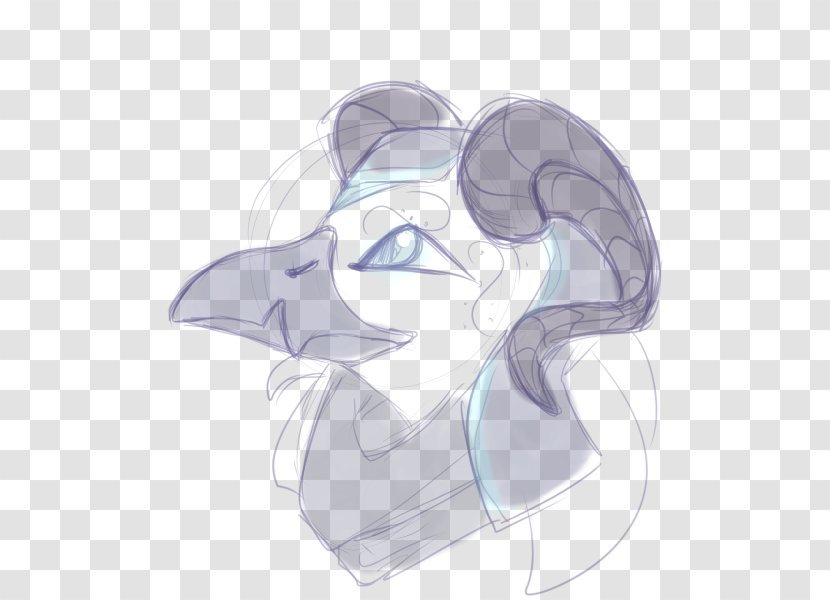 Ear Mammal Sketch - Heart Transparent PNG