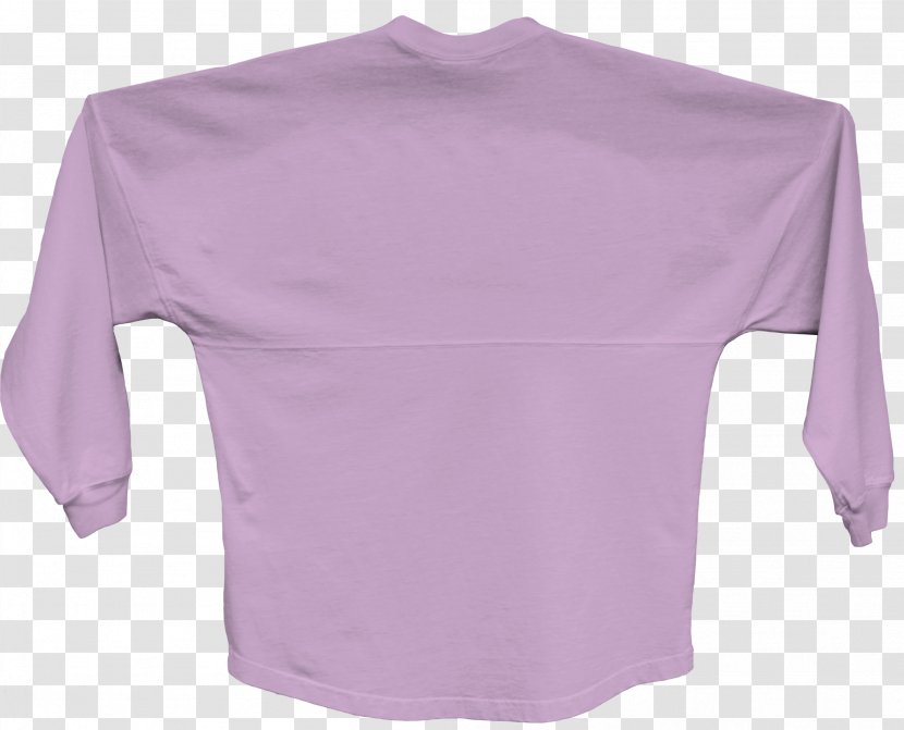 Jersey Sleeve Clothing Purple Lavender - Wisteria Transparent PNG