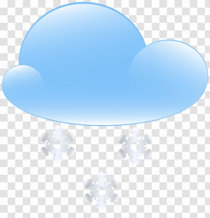 Cloud Clip Art - Blue - Weather Transparent PNG