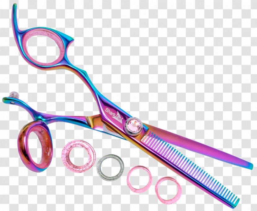 Scissors Hair-cutting Shears Hairdresser Blade Hairstyle - Tool Transparent PNG