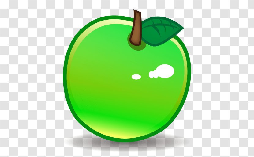 Apple Color Emoji Text Messaging Sticker Emoticon - Green - GREEN APPLE Transparent PNG