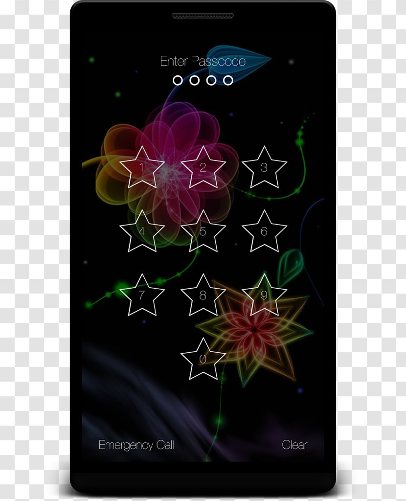 Desktop Wallpaper IPhone 6 Plus Colorful Flower Android - Mobile Phone Accessories - Slide Unlock Transparent PNG