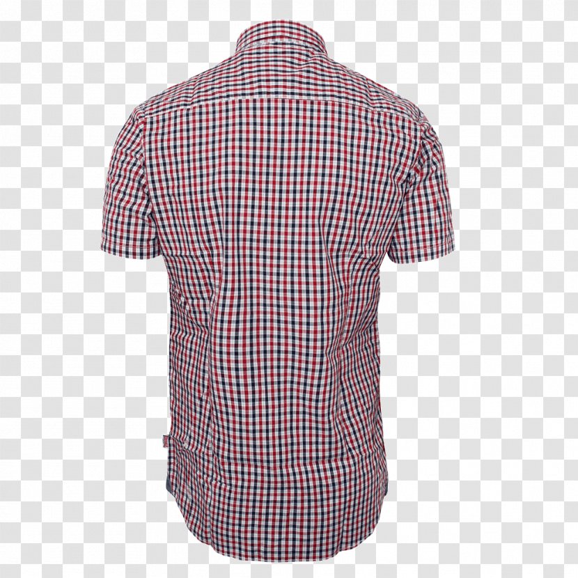 Sleeve Tartan Shirt Collar Button Transparent PNG
