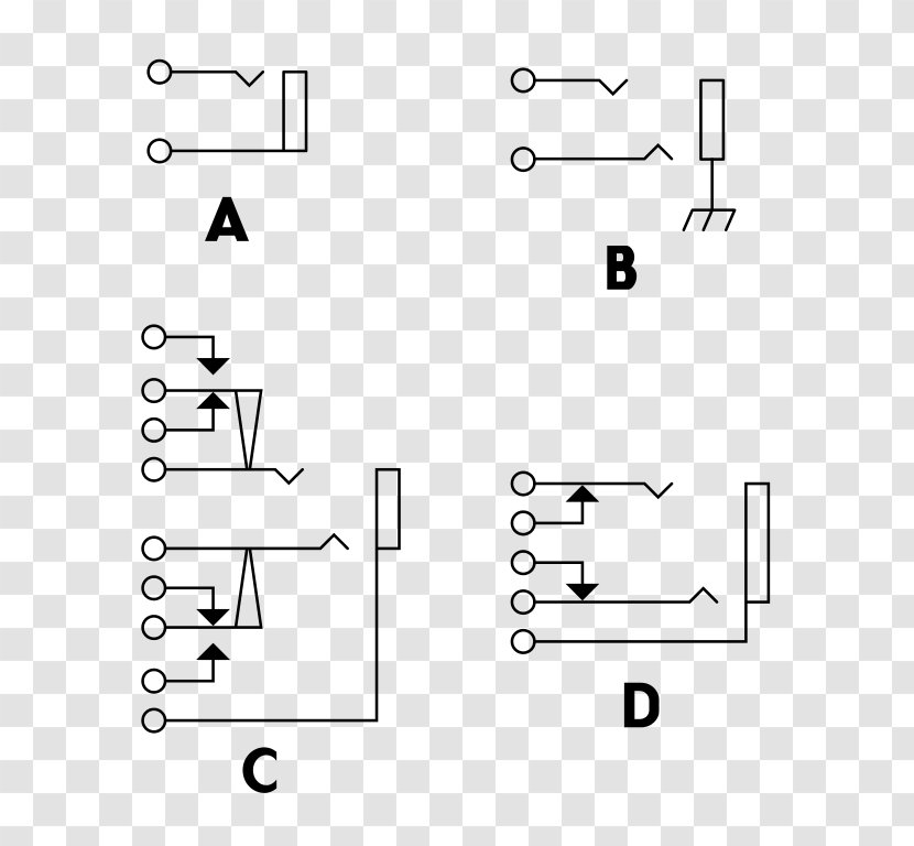 Wiring Diagram Microphone Electronic Symbol Circuit - Electrical Network Transparent PNG