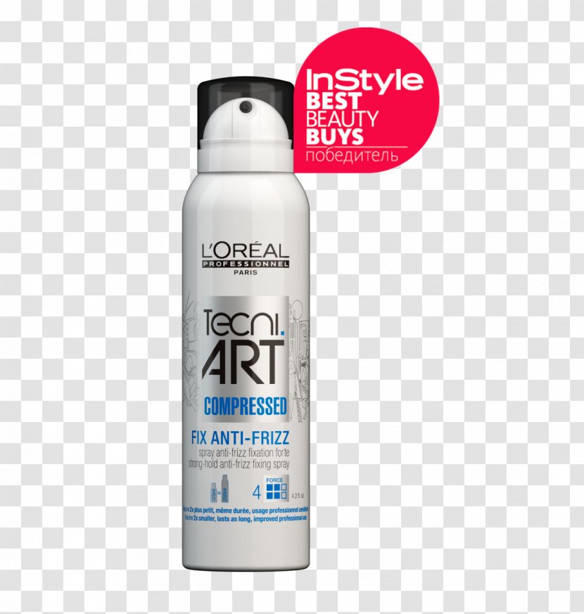 L'Oreal Tecni.ART Fix Anti-Frizz Hair Styling Products L'Oréal Professionnel Design Spray - Capelli Transparent PNG