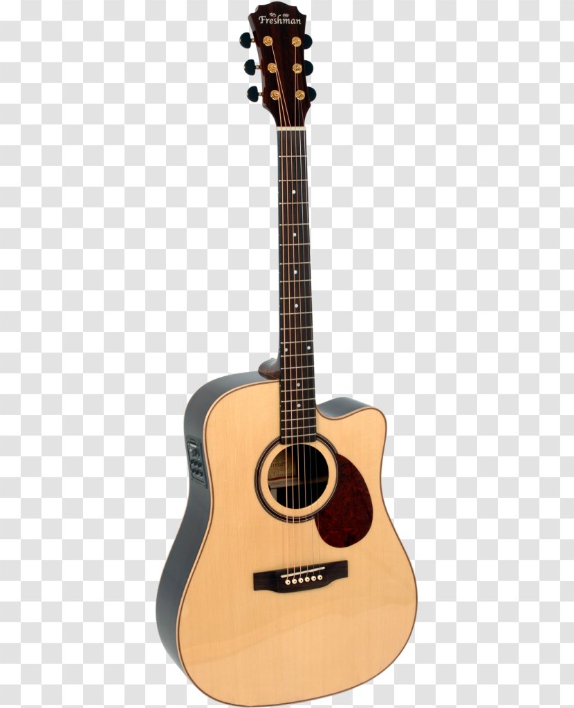 Acoustic-electric Guitar Acoustic Cutaway - String Instrument - Band Transparent PNG