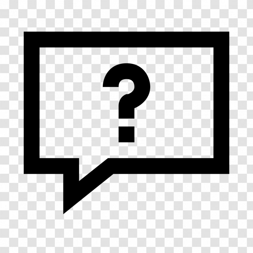 Symbol Icon - Area - Question Mark Transparent PNG