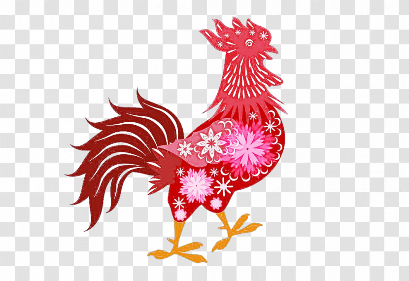 Chicken Rooster Bird Comb Poultry Transparent PNG