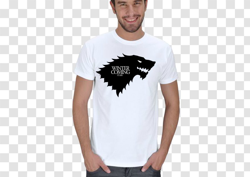 T-shirt Gift Father's Day Shopping - Shoulder - Winter Is Coming Transparent PNG