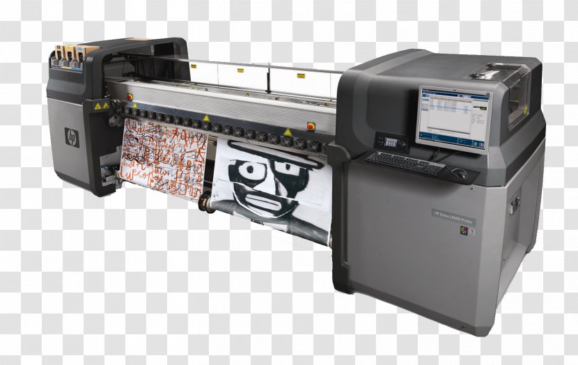Hewlett-Packard Printing Wide-format Printer Scitex Vision - Electronics - Hewlett-packard Transparent PNG