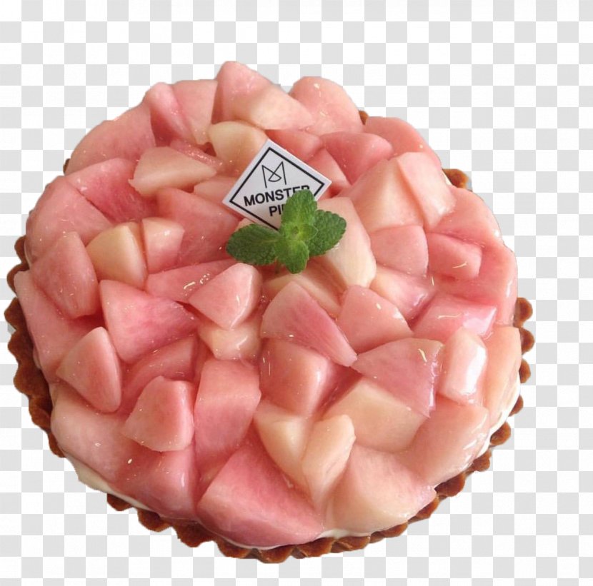 Waffle Doughnut Tart Caramel Apple Angel Food Cake - Dessert - Peaches Image Transparent PNG