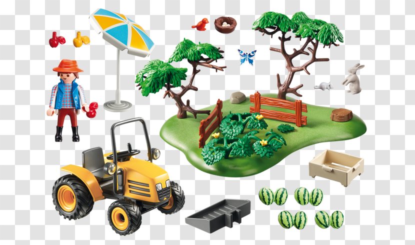 PLAYMOBIL Orchard Harvest Toy Playmobil Country Start Boomgaard - Agricultural Manager - Lego Warning Choking Hazard Transparent PNG