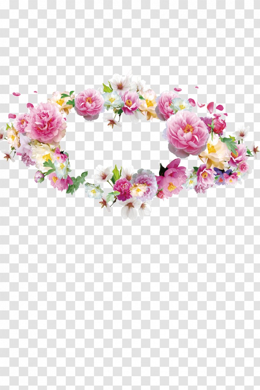 Flower Garland Crown Wreath - Pictures Transparent PNG