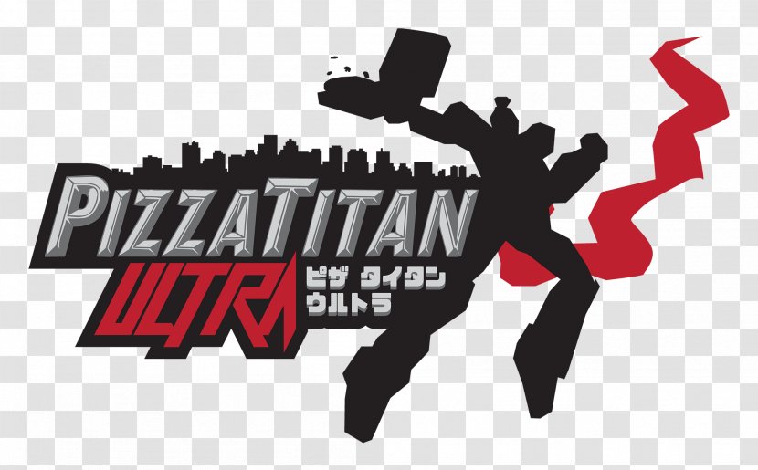 Logo Illustration Pizza Titan Ultra Font Brand - Nerf Transparent PNG