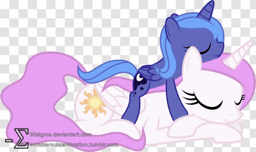 Princess Celestia Luna Pony Pinkie Pie Twilight Sparkle - Cartoon - Sleeping Beauty Transparent PNG