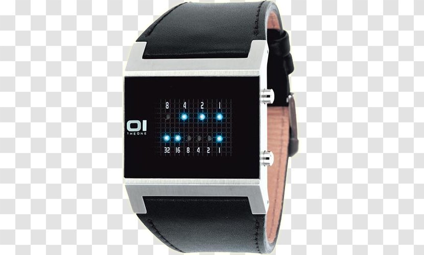 Watch Binary Clock Dial Quartz - Fashion Transparent PNG