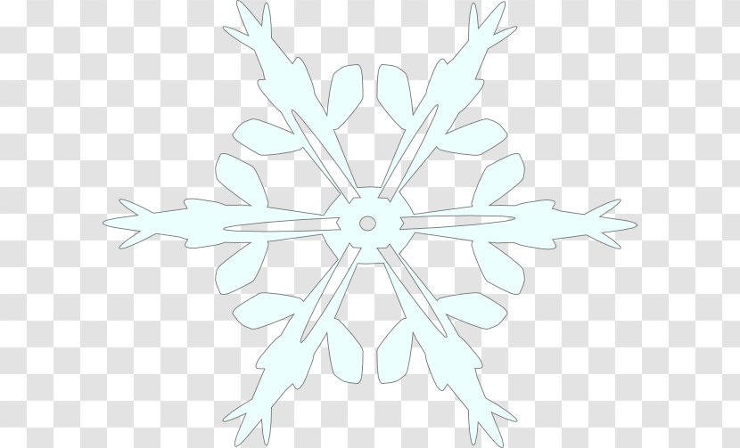 Symmetry Tree Snowflake Pattern - Vector Art Transparent PNG