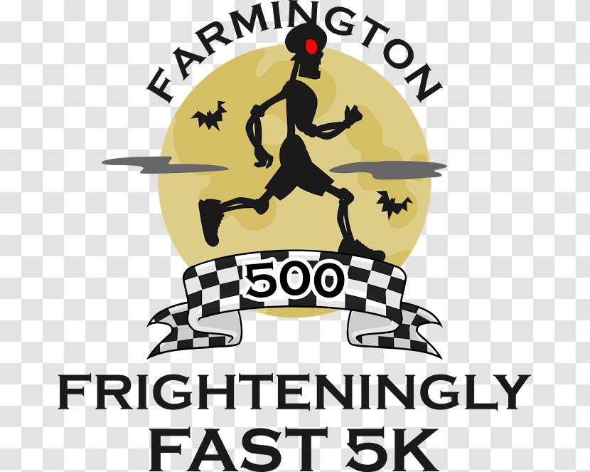 Farmington Town Hall Halloween Half Marathon & 5k Running 5K Run - Logo - Take A Walk Transparent PNG