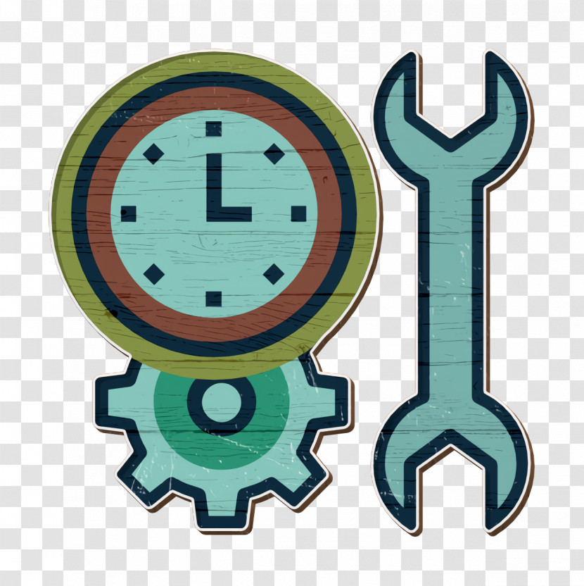 Project Management Icon Clock Icon Time Management Icon Transparent PNG