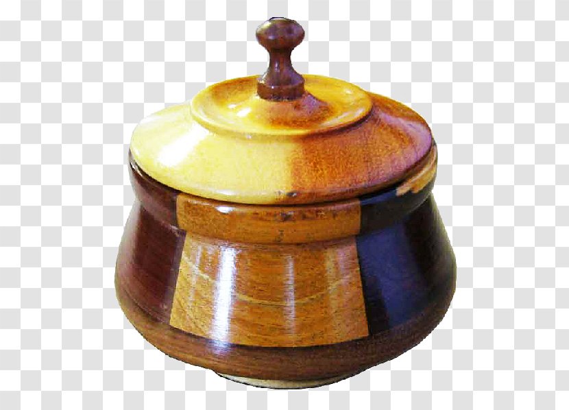 Pottery Ceramic Bowl Lid - Wooden Transparent PNG