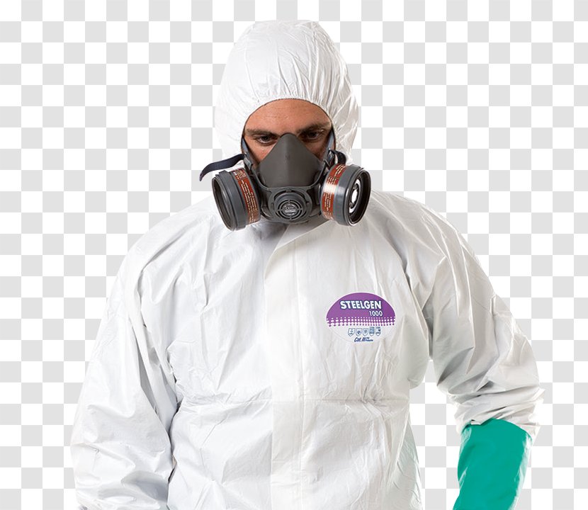 Personal Protective Equipment Disposable Chemical Hazard Raincoat Headgear - Costume Transparent PNG