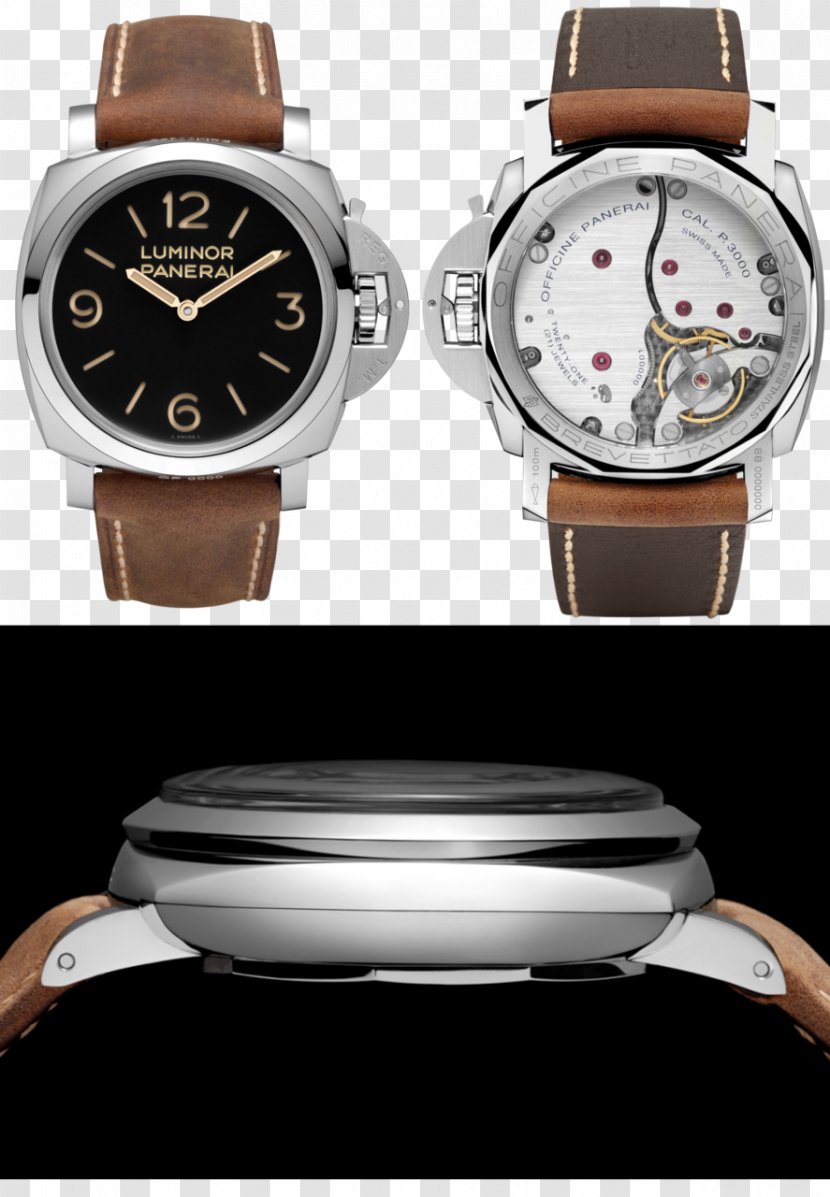 Panerai Men's Luminor Marina 1950 3 Days Watch Officine Geneva Chrono Monopulsante 8 - Radiomir Transparent PNG