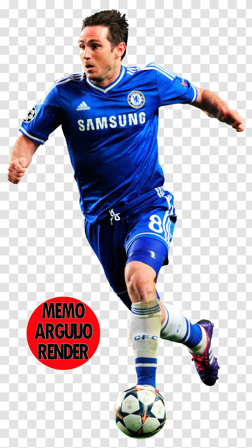 Football Player Frank Lampard Jersey - Sponsor Transparent PNG