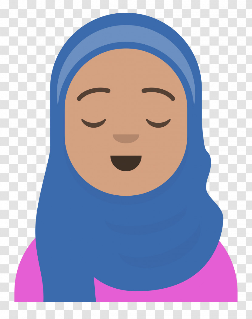 Hijab Avatar Transparent PNG