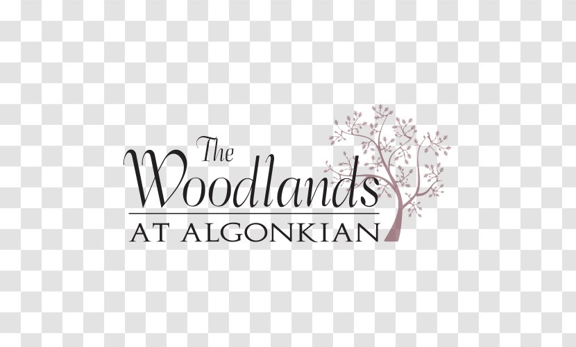 Logo Brand Line The Woodlands At Algonkian Font - Text Transparent PNG