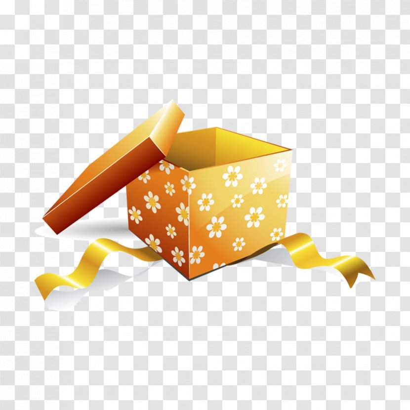 Gift Download Illustration - Yellow - Box Transparent PNG