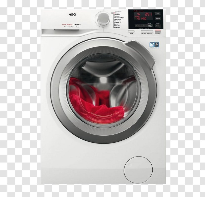 Washing Machines AEG LAVAMAT 6000 Series L6FBG142R Electrolux Home Appliance - Machine Transparent PNG