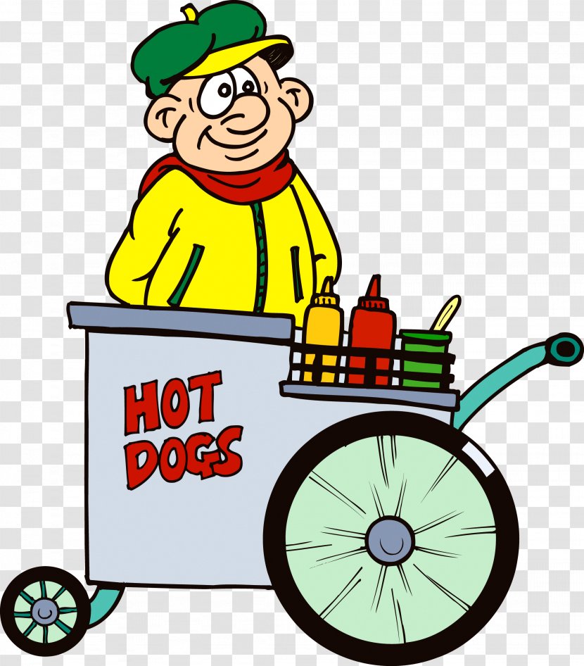 Hot Dog Cart Street Food Stand Clip Art Transparent PNG