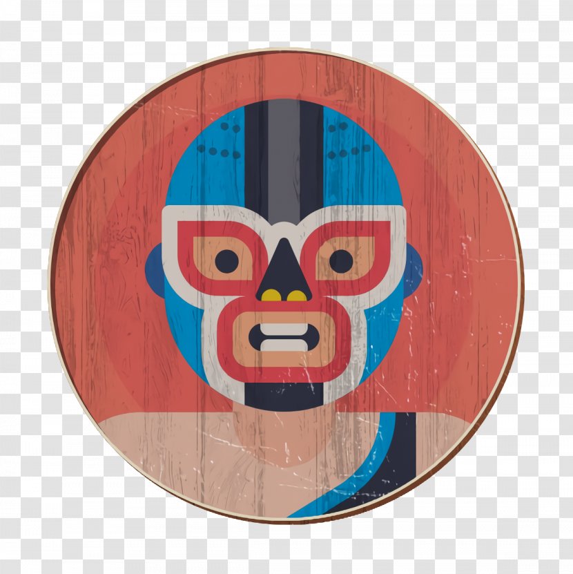 Fighter Icon Luchador Man - Plate - Tableware Fictional Character Transparent PNG