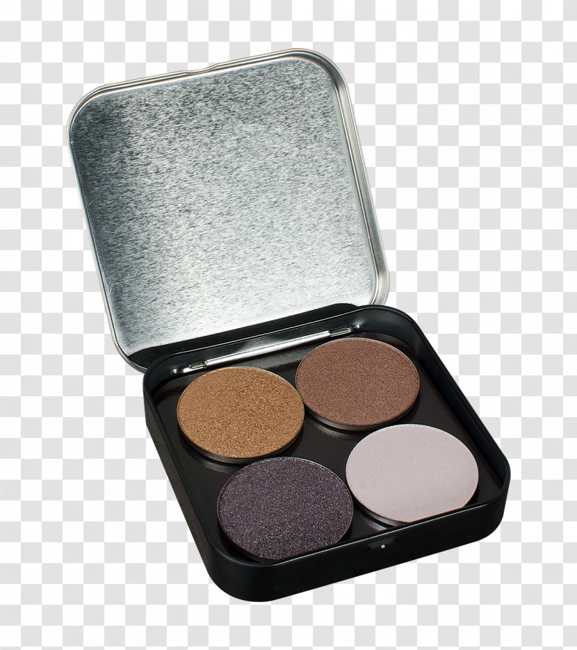 Eye Shadow Pallet Make-up Face Powder Cosmetics - Paintbrush - Makeup Transparent PNG